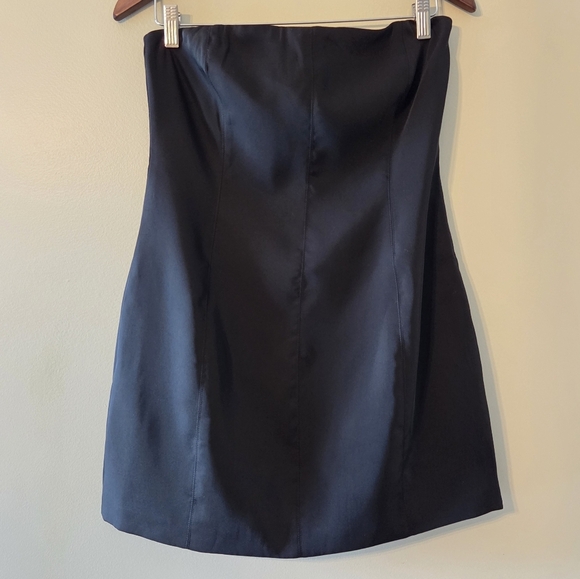 Meshki Strapless Tube Mini Little Black Dress Size Medium - Picture 9 of 15